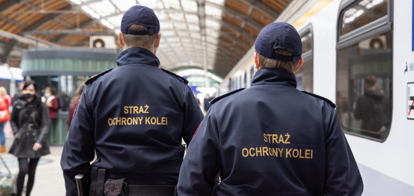 Nożownik ujęty przez funkcjonariuszy Straży Ochrony Kolei