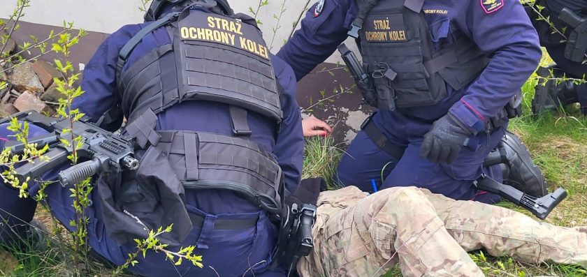 Wspólne ćwiczenia funkcjonariuszy Straży Ochrony Kolei, Policji i Służby Więziennej