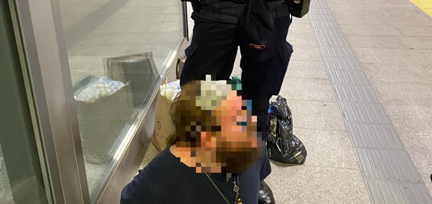 Agresywny pasażer zaatakował funkcjonariuszy SOK gazem pieprzowym