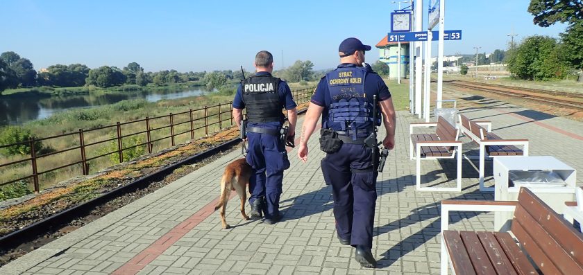 Funkcjonariusze Straży Ochrony Kolei i Policji odnaleźli skradzione auto
