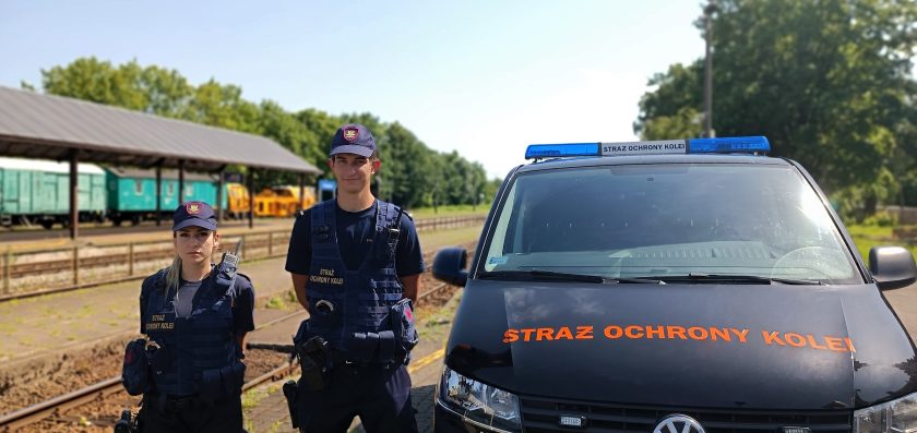 Bohaterska postawa funkcjonariuszy Straży Ochrony Kolei