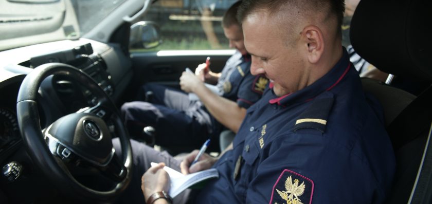 Interwencja SOK na dachu dworca w Gorzowie Wielkopolskim