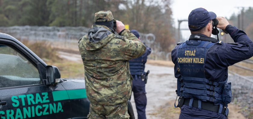 Kontrole wstępu na obszar kolejowy oraz legalności pobytu cudzoziemców