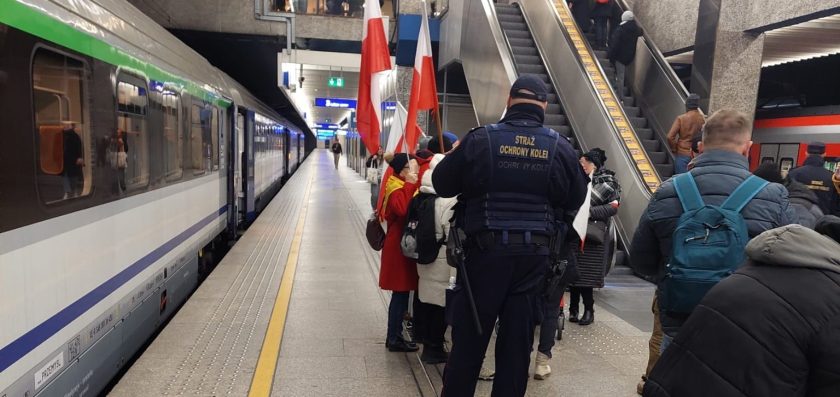 Bezpieczeństwo kolejowe podczas Marszu Niepodległości