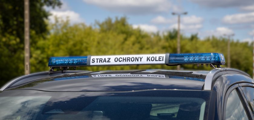 Złodziej roweru w rękach funkcjonariuszy SOK