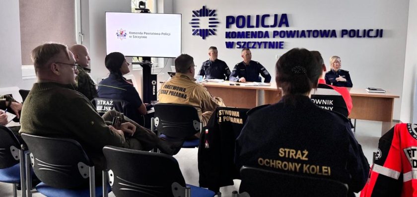 Narada służb odpowiedzialnych za bezpieczeństwo w powiecie szczycieńskim