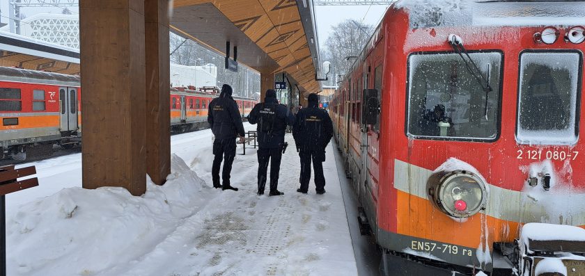 Działania małopolskiej Straży Ochrony Kolei podczas Pucharu Świata w Skokach Narciarskich Zakopane 2026