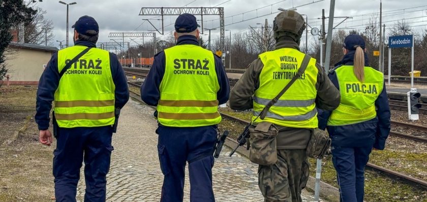 Wspólne patrole chronią infrastrukturę kolejową