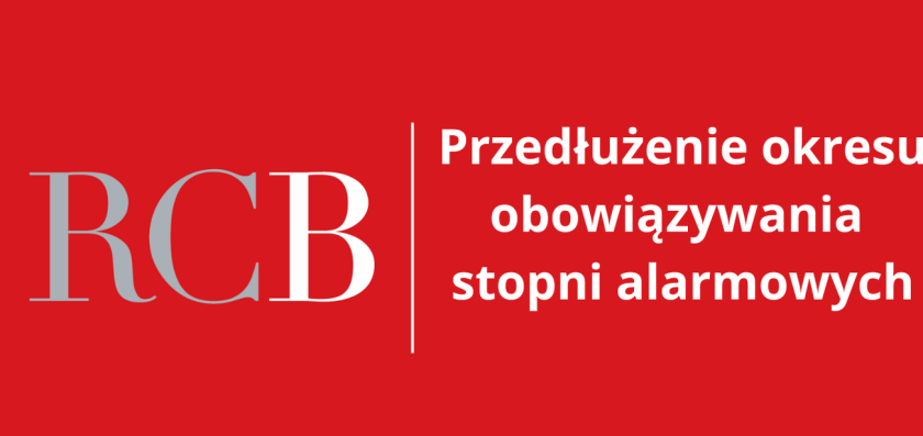 Przedłużenie obowiązywania stopni alarmowych (do 31 maja 2026 r.)