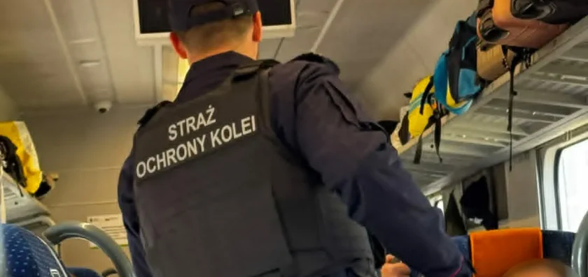 Agresywny pasażer z Wrocławia ujęty przez funkcjonariuszy SOK