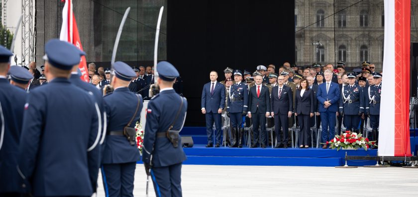 Udział Komendanta Głównego SOK w Centralnych Obchodach Święta Policji