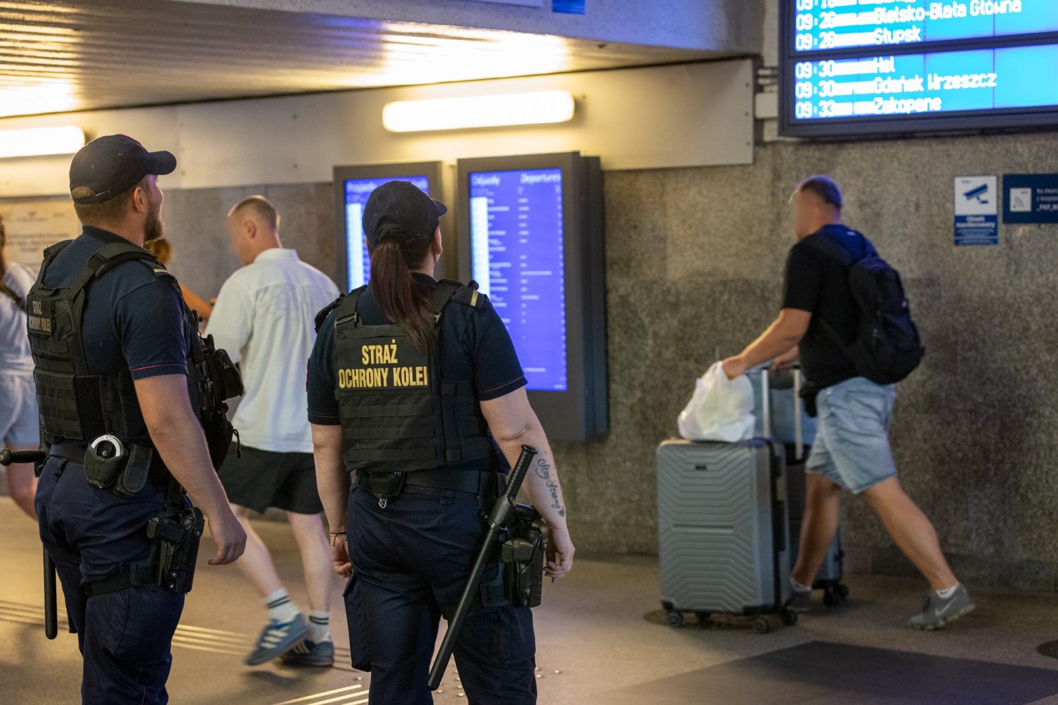 Poszukiwani przez niemiecką prokuraturę zatrzymani na stacji Gdynia Główna