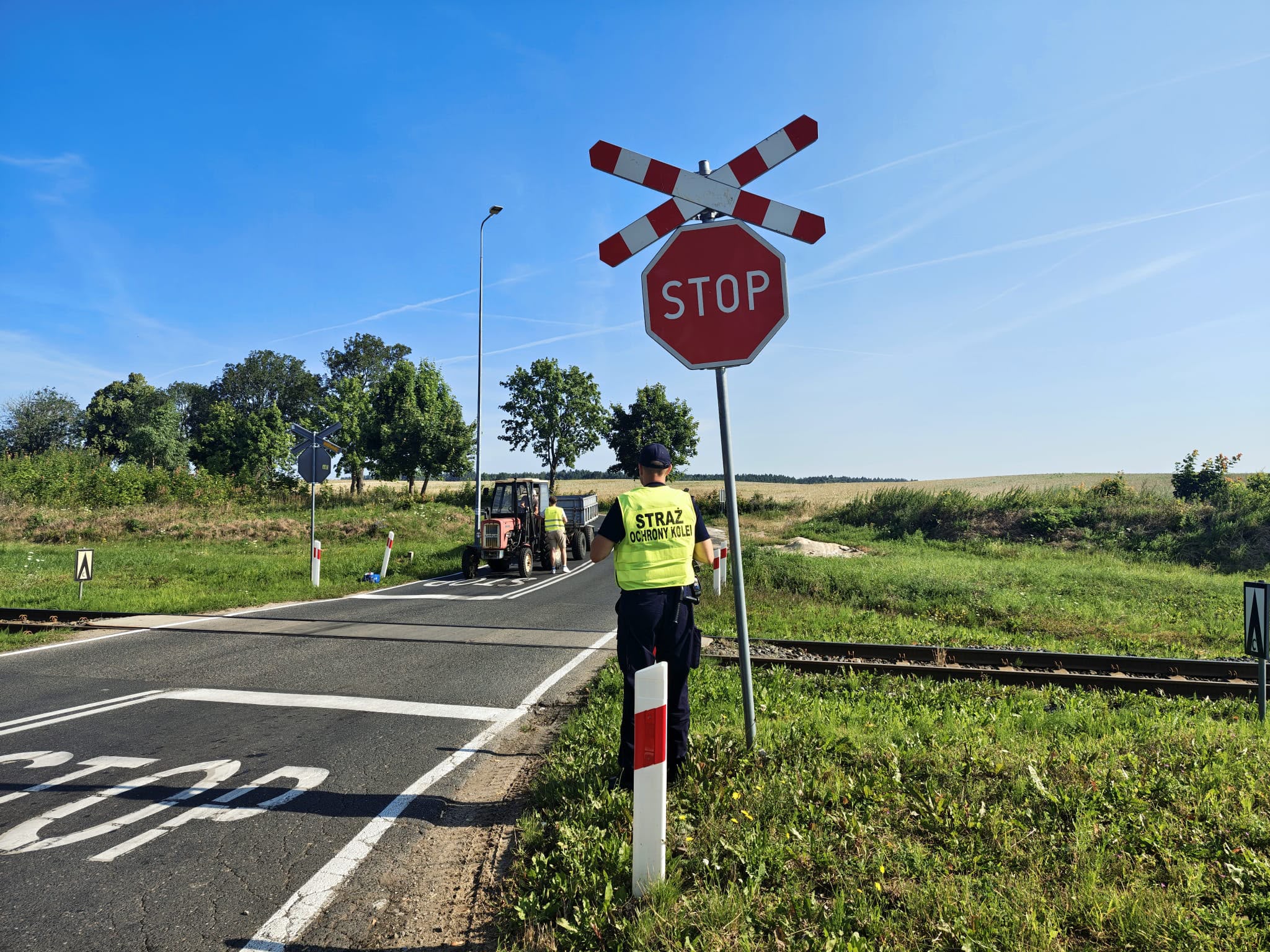 Obszar kolejowy pod stałym nadzorem służb