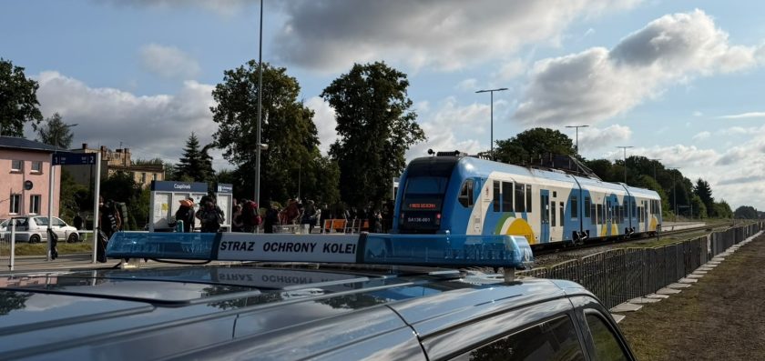 Agresywny podróżny obezwładniony przez wrocławską GOI SOK