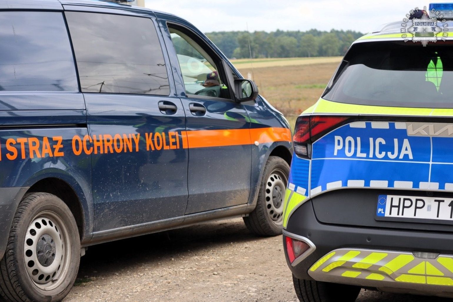 Radiowozy SOK i Policji