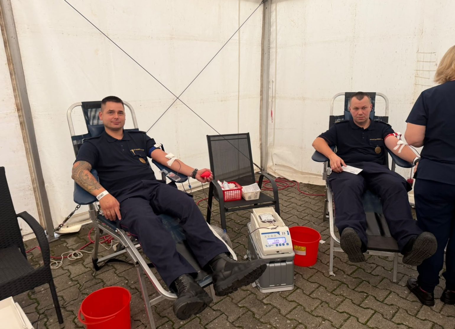 Funkcjonariusze Straży Ochrony Kolei wzięli udział w VI edycji akcji „Zjednoczeni Krwią”