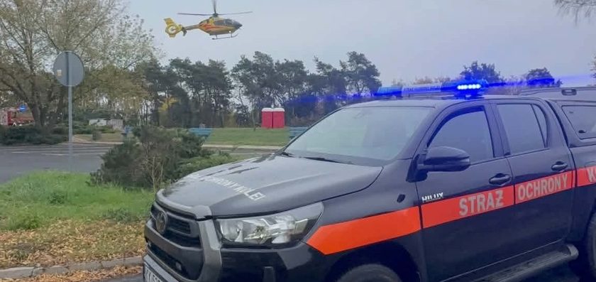 Funkcjonariusze SOK ruszyli na pomoc rannej kobiecie