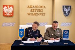 Porozumienie między Strażą Ochrony Kolei a Akademią Sztuki Wojennej