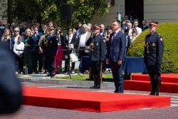 Komendant Główny Straży Ochrony Kolei uczestniczył w uroczystym apelu z okazji Święta Straży Marszałkowskiej