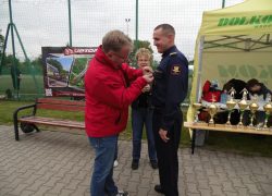 Funkcjonariusz SOK odznaczony brązową odznaką „Zasłużony Honorowy Dawca Krwi”