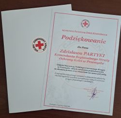 Uroczyste obchody Światowego Dnia Krwiodawcy w Przemyślu - wyróżnienia dla funkcjonariuszy Straży Ochrony Kolei
