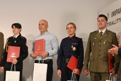 Uroczyste obchody Światowego Dnia Krwiodawcy w Przemyślu - wyróżnienia dla funkcjonariuszy Straży Ochrony Kolei
