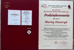 Uroczyste obchody Światowego Dnia Krwiodawcy w Przemyślu - wyróżnienia dla funkcjonariuszy Straży Ochrony Kolei