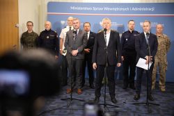 Odprawa podsumowująca działania polskich służb na granicy RP