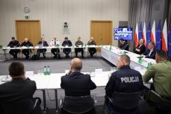 Odprawa podsumowująca działania polskich służb na granicy RP