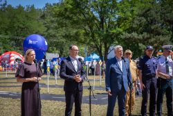 Kutnowski funkcjonariusz SOK odznaczony odznaką Honorowy Dawca Krwi Zasłużony dla Zdrowia Narodu