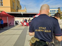 Wrocławska Straż Ochrony Kolei wspiera akcję „Kolej na krew”