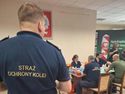 Funkcjonariusze Straży Ochrony Kolei w akcji "Zjednoczeni Krwią" 2025