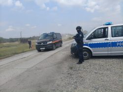 Ćwiczenia służb na terminalu przeładunkowym PKP LHS