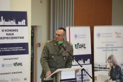Komendant Główny SOK na III Ogólnopolskim Kongresie Nauk o Bezpieczeństwie