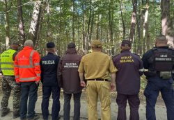 Ćwiczenia praktyczne z udziałem funkcjonariuszy Komendy Regionalnej Straży Ochrony Kolei w Gdańsku