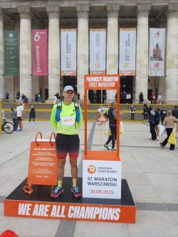 Funkcjonariusz SOK z pasją do biegania ukończył 47. Nationale-Nederlanden Maraton Warszawski