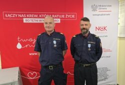 Kolejni funkcjonariusze Straży Ochrony Kolei uhonorowani prestiżowym odznaczeniem „Honorowy Dawca Krwi – Zasłużony dla Zdrowia Narodu”