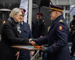 Wyróżnienie Straży Ochrony Kolei medalem „Pro Masovia”