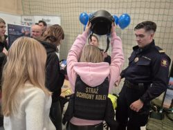 Promowali zawód funkcjonariusza Straży Ochrony Kolei oraz bezpieczeństwo na obszarach kolejowych