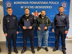 Wyróżnienie dla funkcjonariusza Straży Ochrony Kolei za odwagę i wzorową postawę