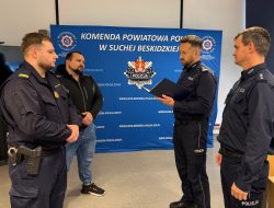 Wyróżnienie dla funkcjonariusza Straży Ochrony Kolei za odwagę i wzorową postawę