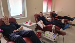 „Nasza Krew - Nasza Ojczyzna” z udziałem funkcjonariuszy Straży Ochrony Kolei