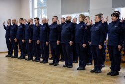 Pierwsze ślubowanie funkcjonariuszy Straży Ochrony Kolei w 2026 roku