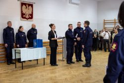 Pierwsze ślubowanie funkcjonariuszy Straży Ochrony Kolei w 2026 roku