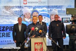 Odprawa służb pod przewodnictwem Wicewojewody Lubuskiego