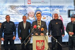 Odprawa służb pod przewodnictwem Wicewojewody Lubuskiego
