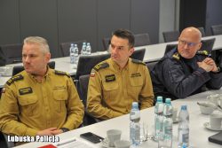 Odprawa służb pod przewodnictwem Wicewojewody Lubuskiego