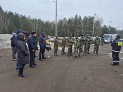 Wspólne szkolenia służb na terenie Zakładu Linii Kolejowych w Tarnowskich Górach