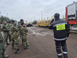 Wspólne szkolenia służb na terenie Zakładu Linii Kolejowych w Tarnowskich Górach