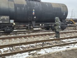 Wspólne szkolenia służb na terenie Zakładu Linii Kolejowych w Tarnowskich Górach